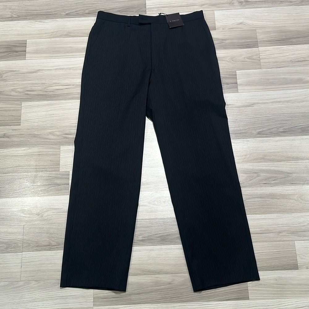 J. Ferrar Men’s Black Dress Slacks Size 36 NWT